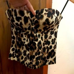 Cheetah top Bebe
